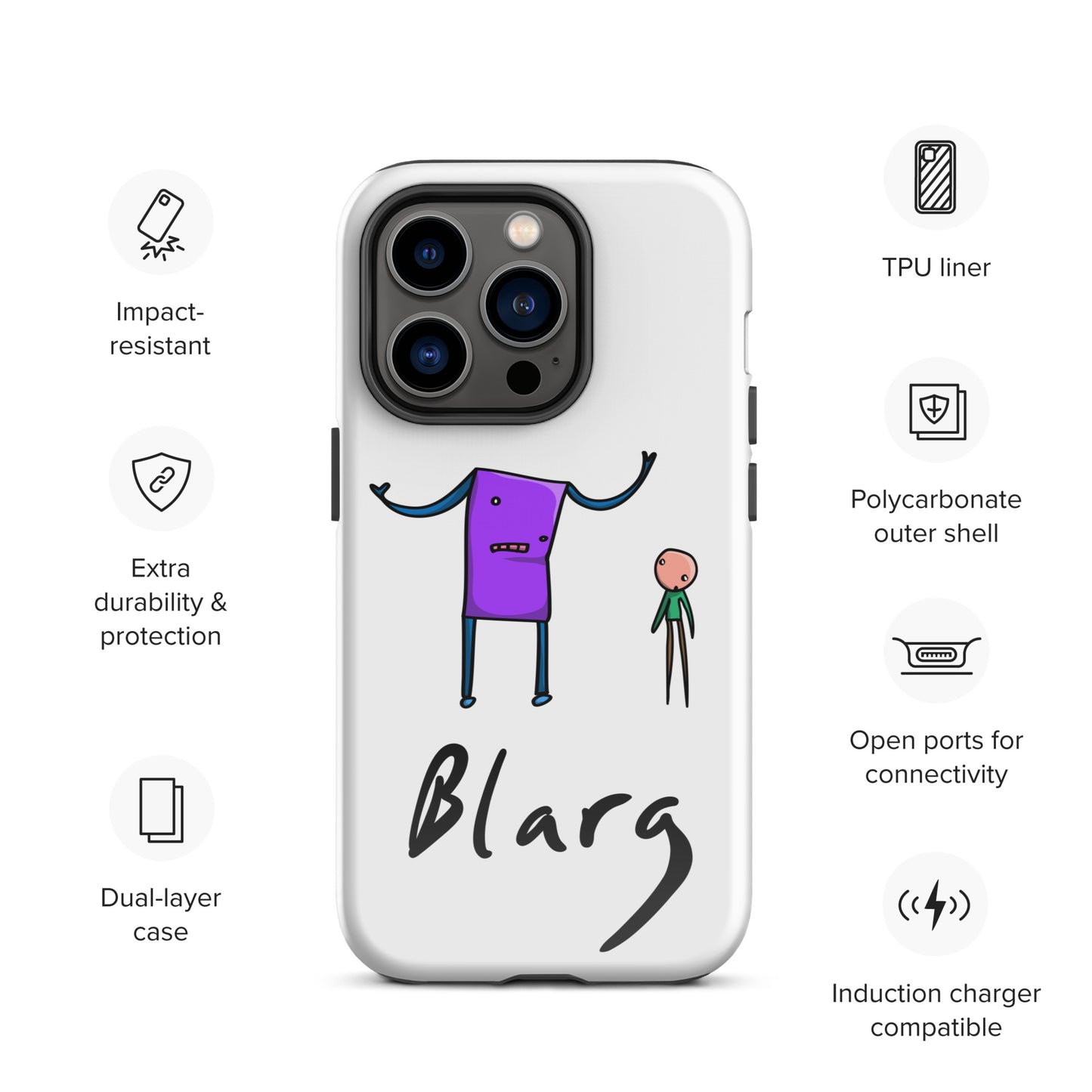 WTF Man Tough Case for iPhone®